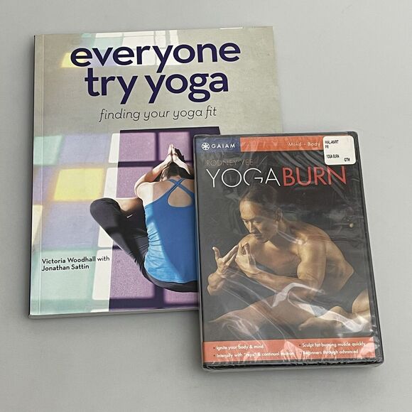 Other - Yoga Book and‎ DVD - Everyone Try Yoga Book With DVD and Yoga Burn DVD